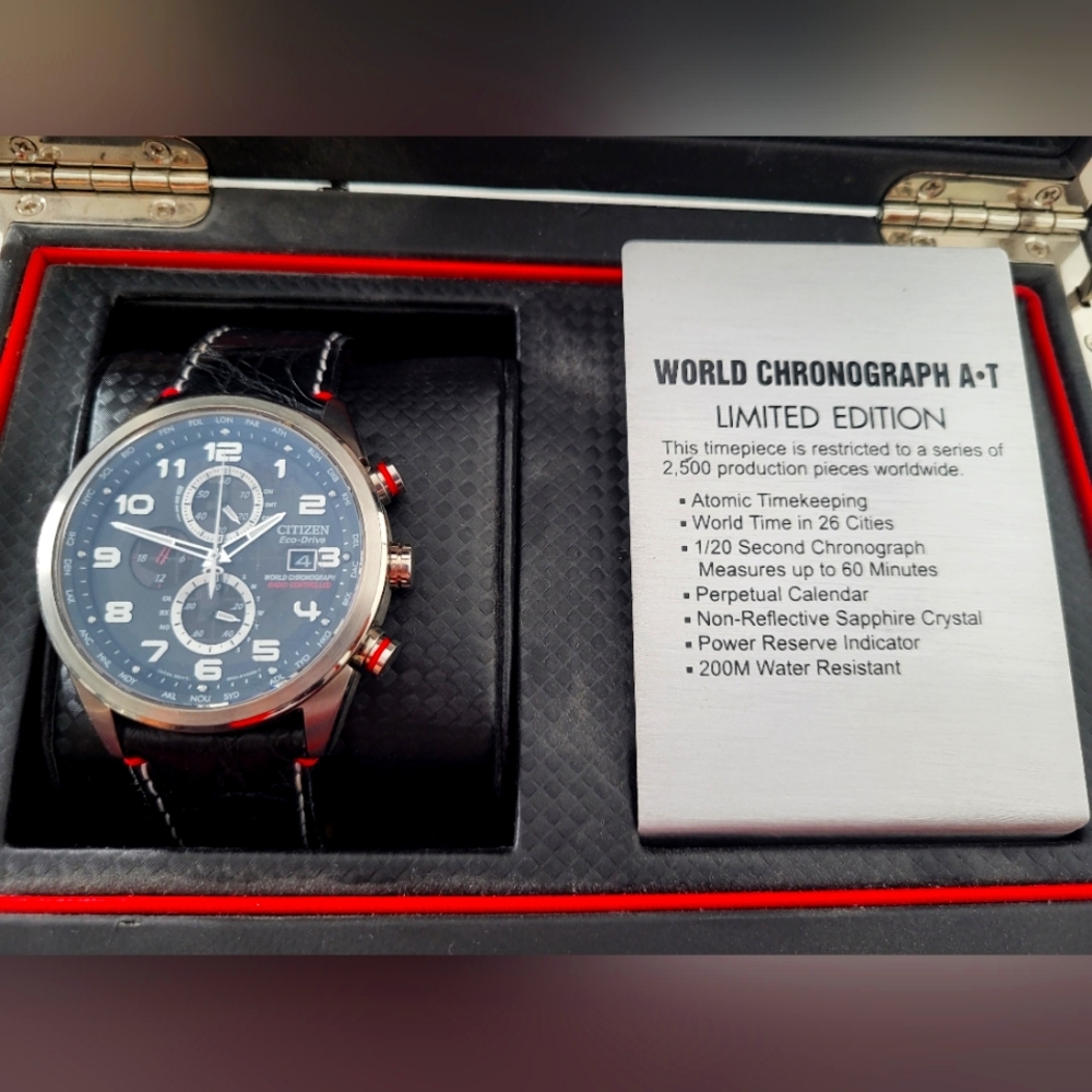 Citizen limited edition World Chronograph A-T Eco-Drive watch